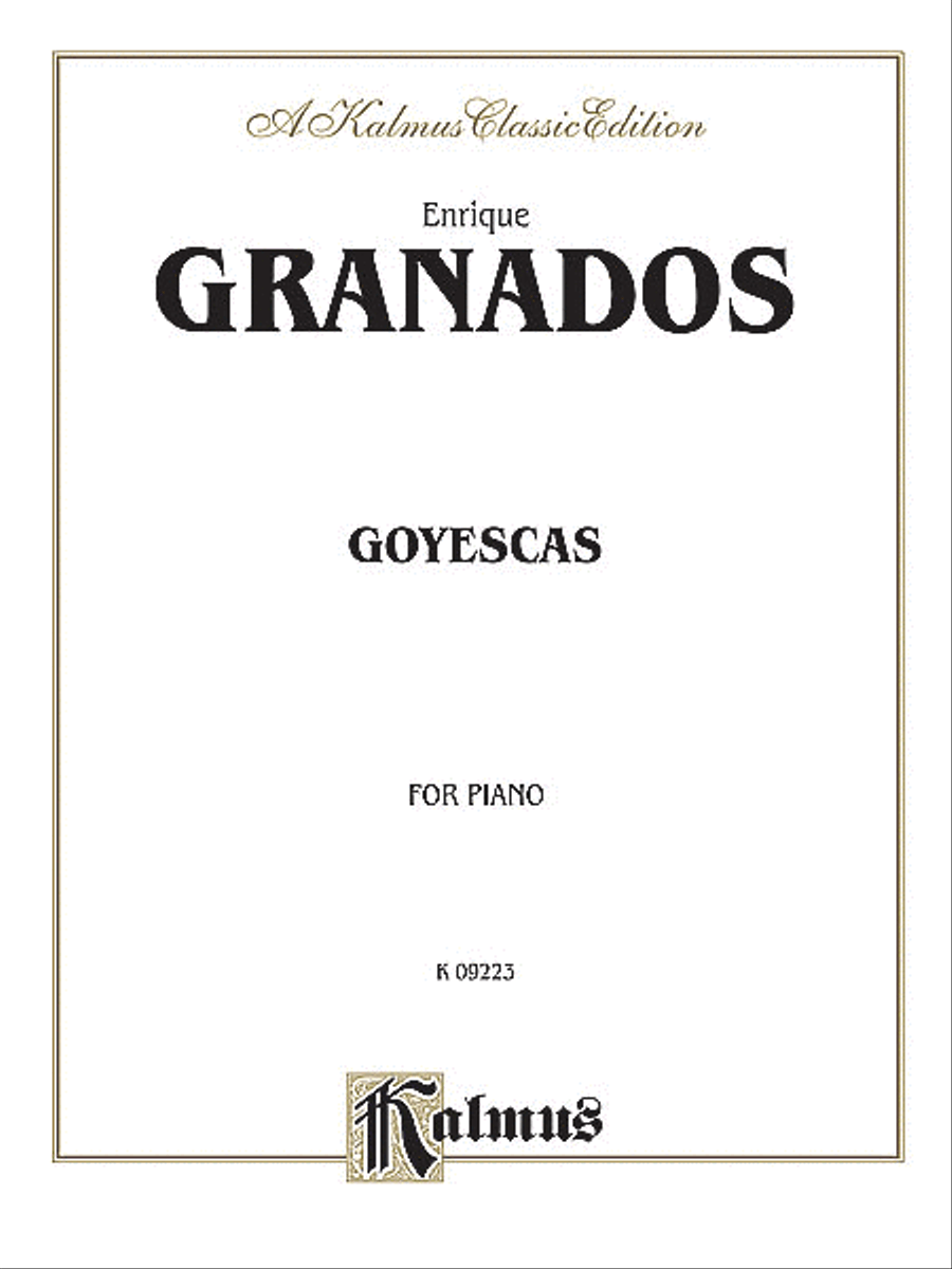 Goyescas (Complete) Goyescas (Complete) Piano Solo scores gallery preview page 1