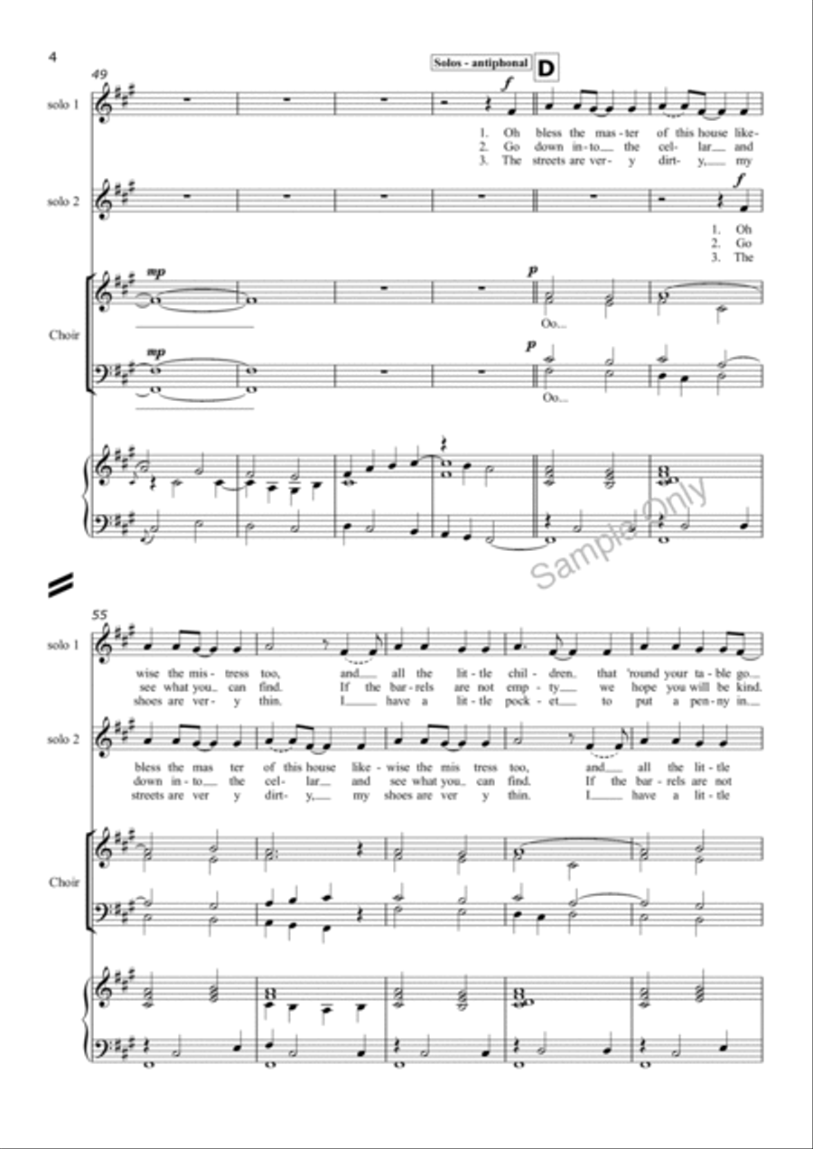 Hey Ho Nobody Home Hey Ho Nobody Home 4-Part scores gallery preview page 5