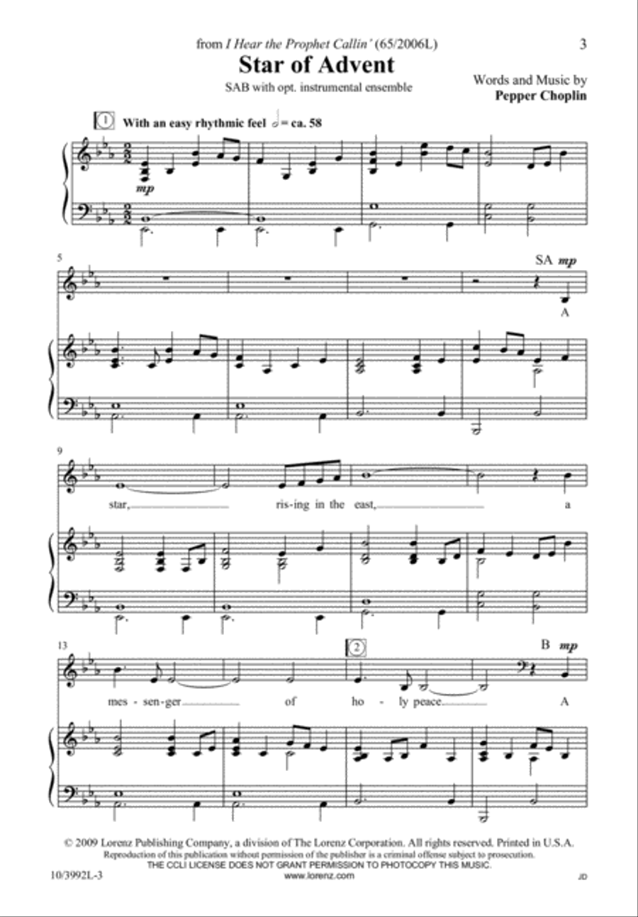 Star of Advent Star of Advent 3-Part scores gallery preview page 4