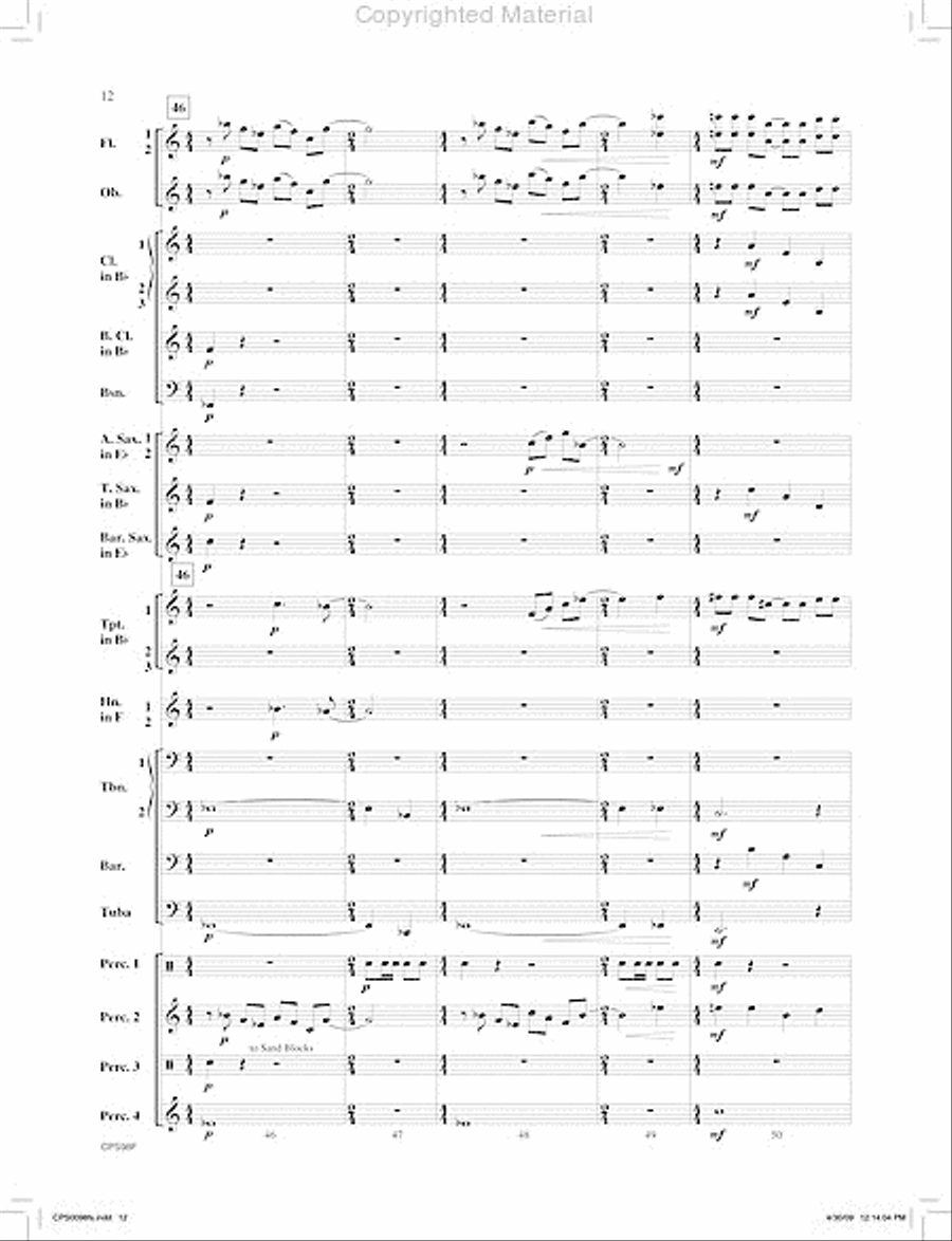 I. Jambo (from Ngoma Za Kenya) Concert Band scores gallery preview page 13
