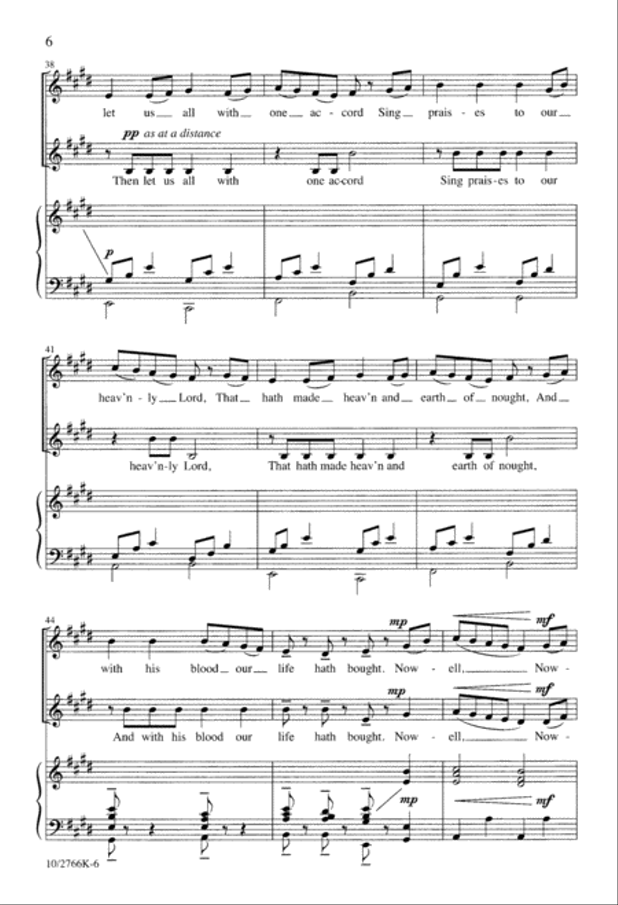 The First Nowell The First Nowell 2-Part scores gallery preview page 6