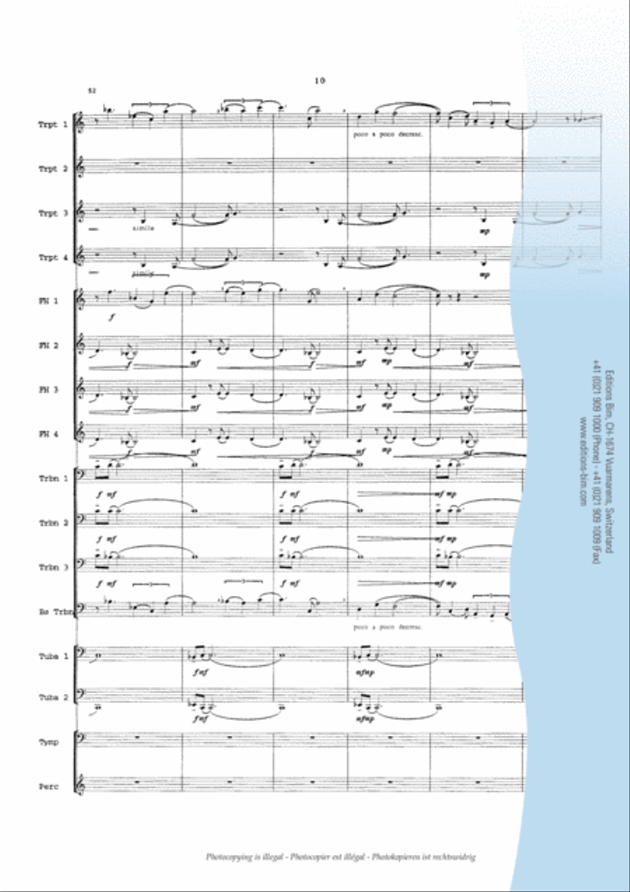 Reflections on a Dance Horn scores gallery preview page 11