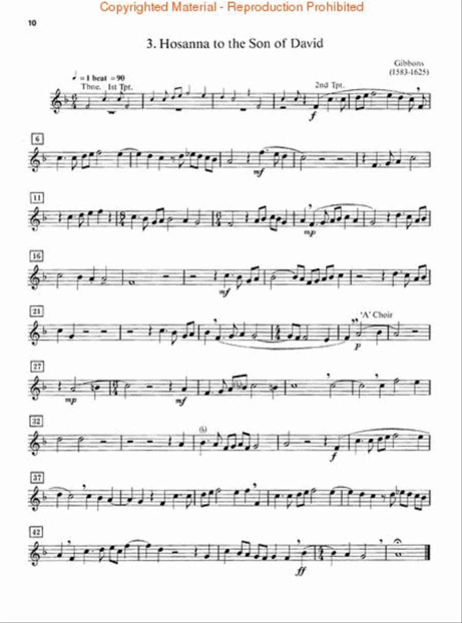 The Canadian Brass Book of Advanced Quintets Trumpet scores gallery preview page 3