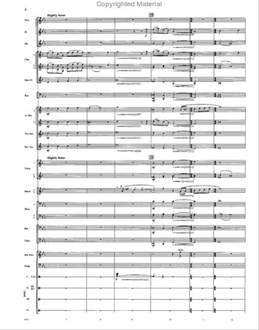 When Angels Weep Concert Band scores gallery preview page 3