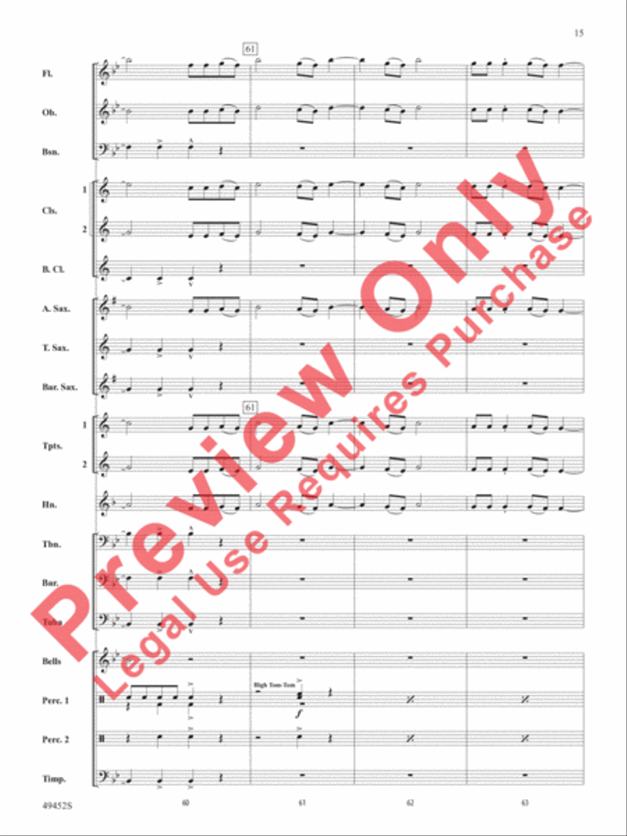 Meant To Be Concert Band scores gallery preview page 16
