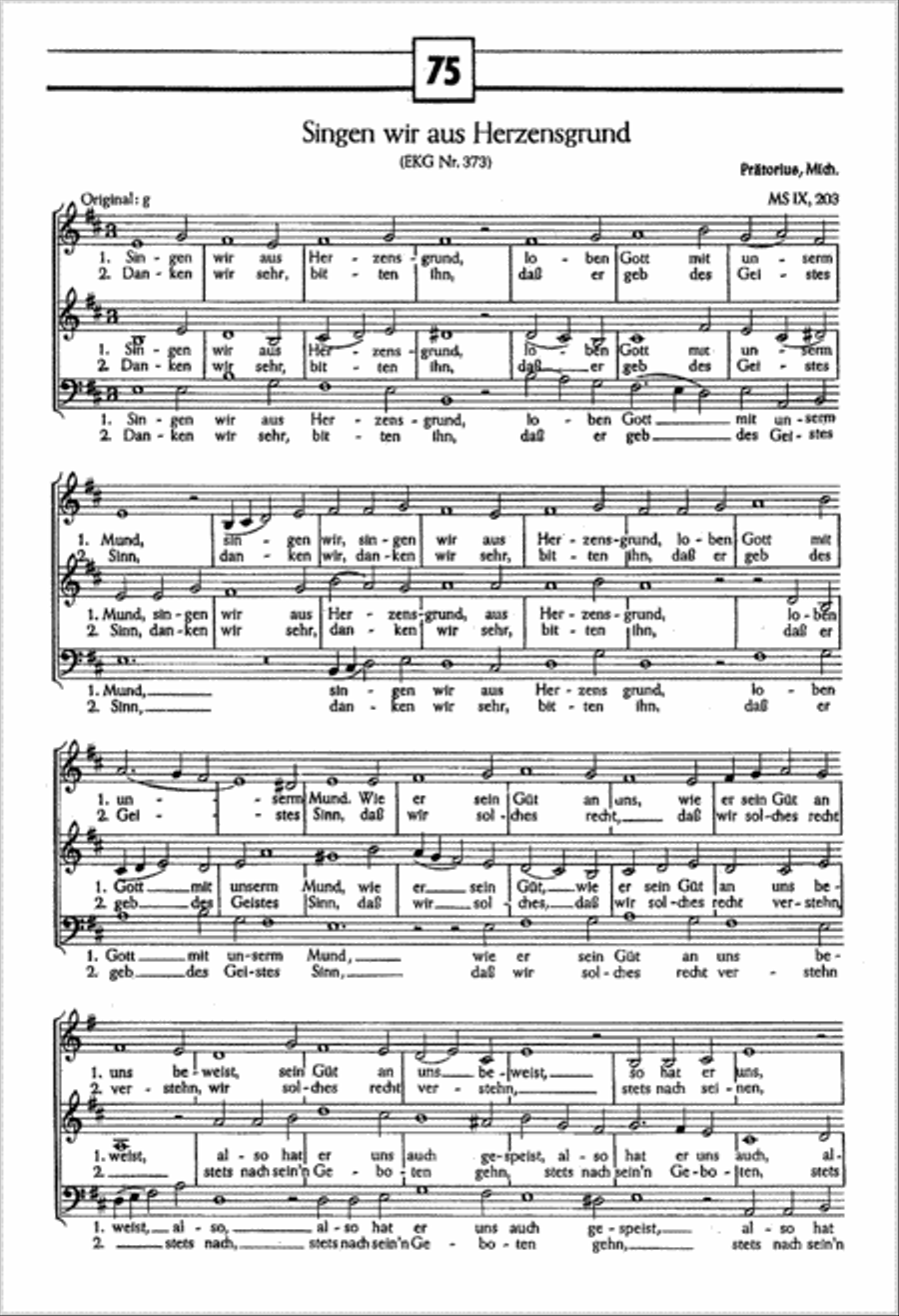 Singen wir aus Herzensgrund 3-Part scores gallery preview page 1