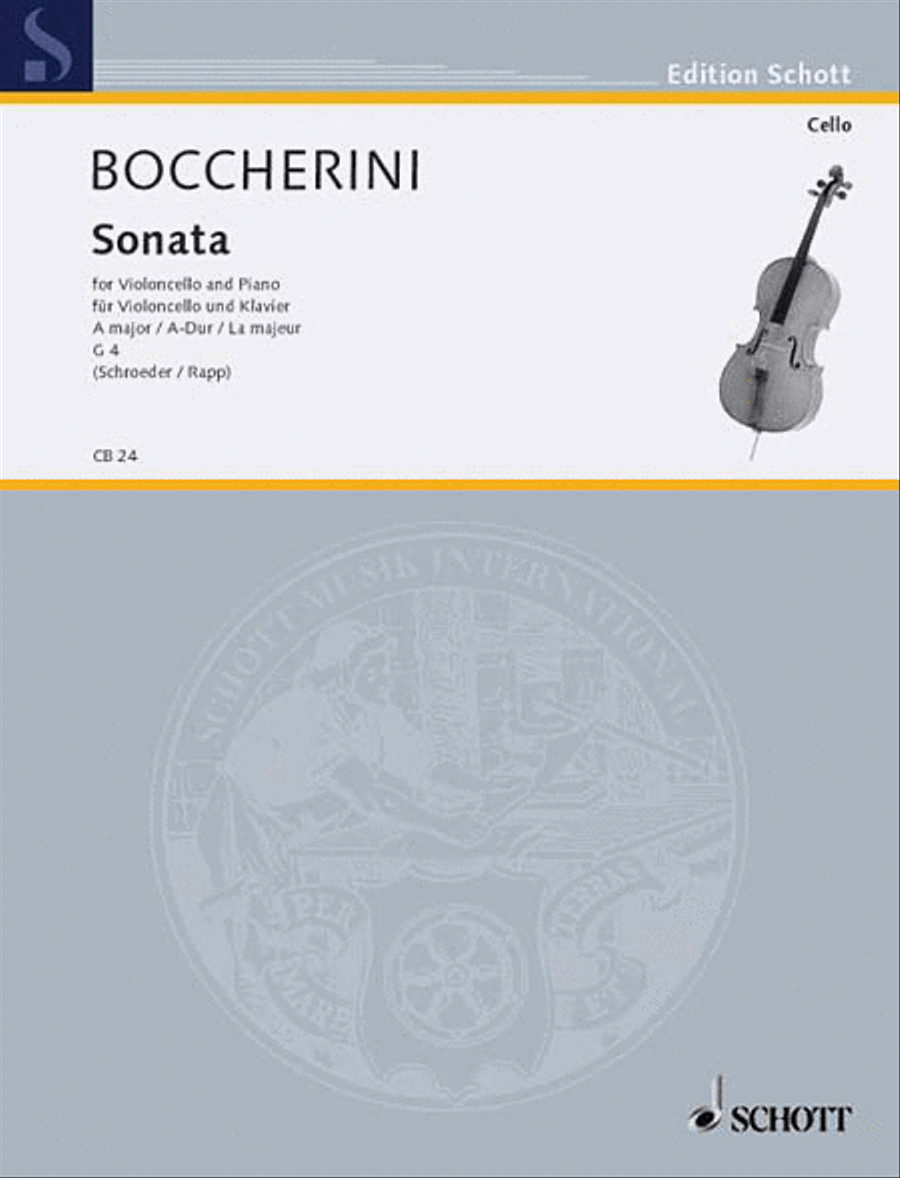 Cello Sonata A Major Piano Accompaniment scores gallery preview page 1