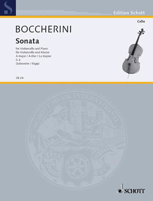 Book cover for Cello Sonata A Major