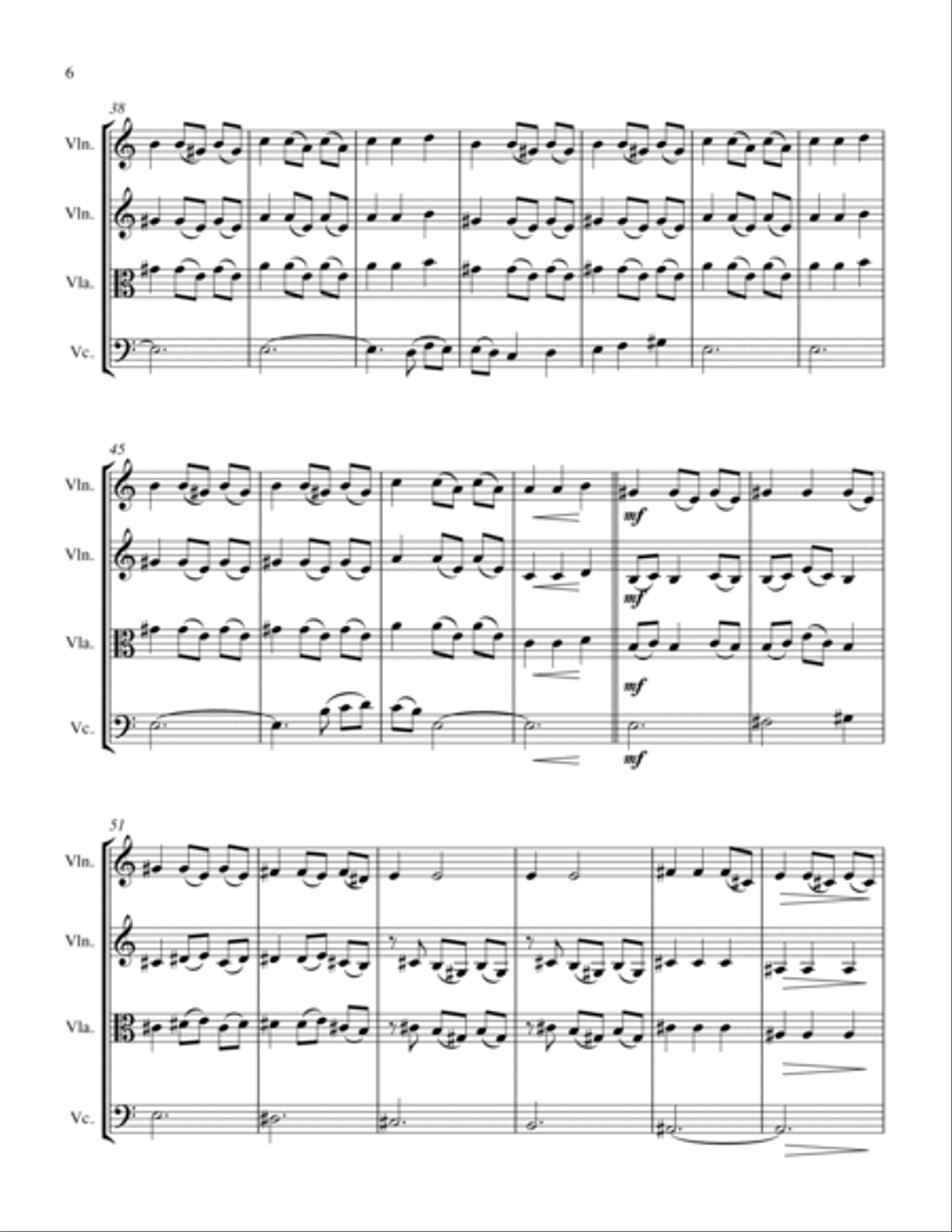 Passacaglia String Trio scores gallery preview page 6