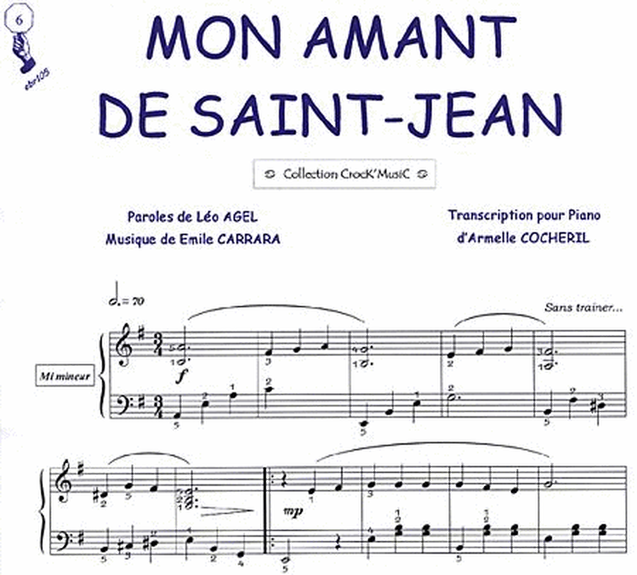 Mon Amant de Saint Jean (Collection CrocK'MusiC) image number null