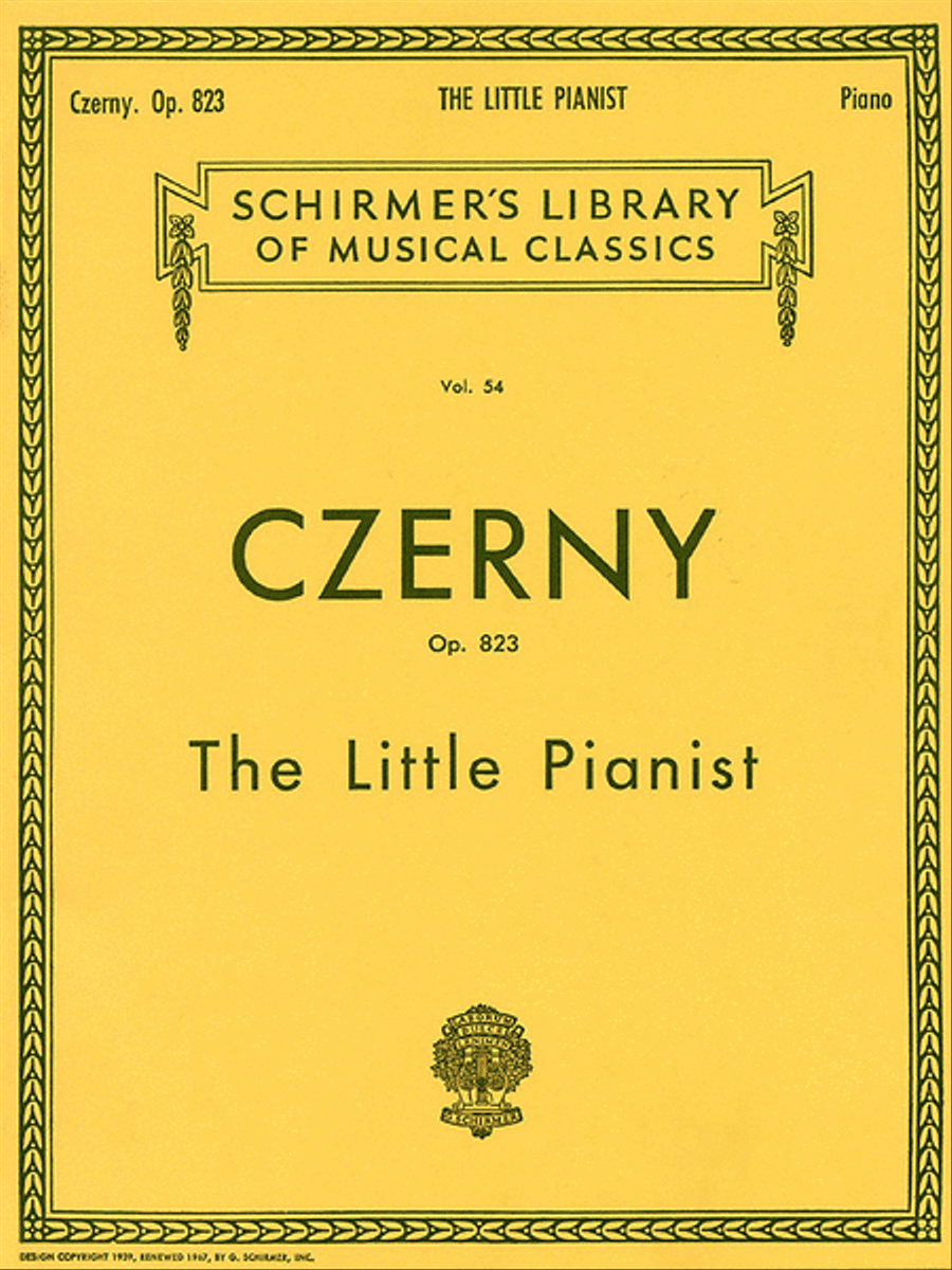 Little Pianist, Op. 823 (Complete) Piano Method scores gallery preview page 1