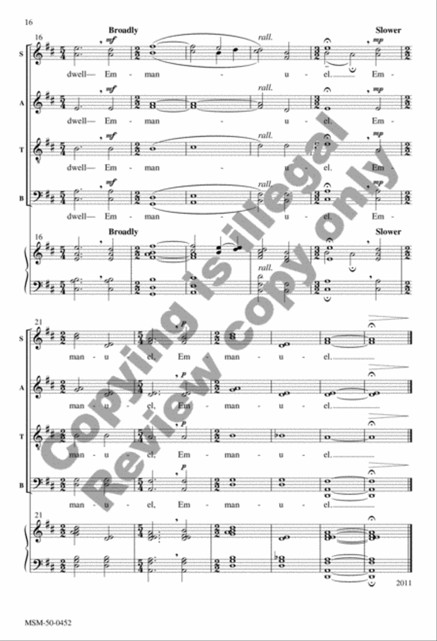 Annunciation Annunciation Divisi scores gallery preview page 15
