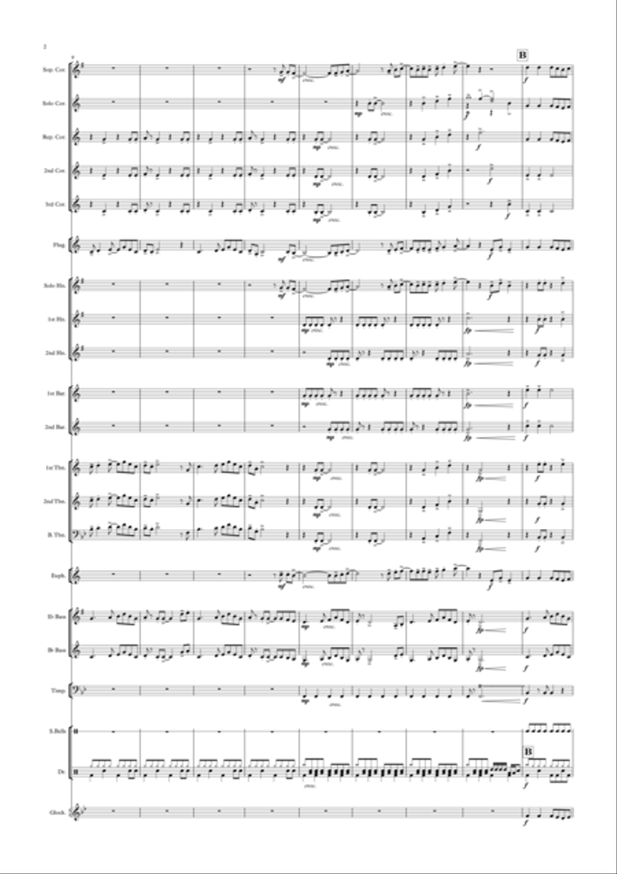 One More Sleep One More Sleep Brass Band scores gallery preview page 2