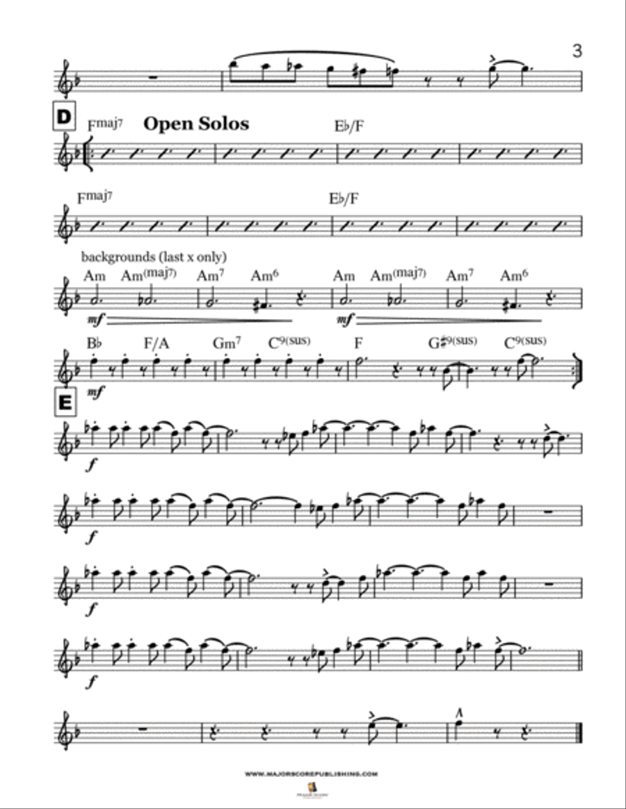 Got To Get You Into My Life Tenor Saxophone scores gallery preview page 4
