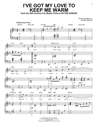 Book cover for I've Got My Love To Keep Me Warm [Jazz Version] (arr. Brent Edstrom)
