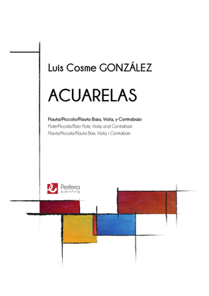 Acuarelas for Flute, Viola and Contrabass