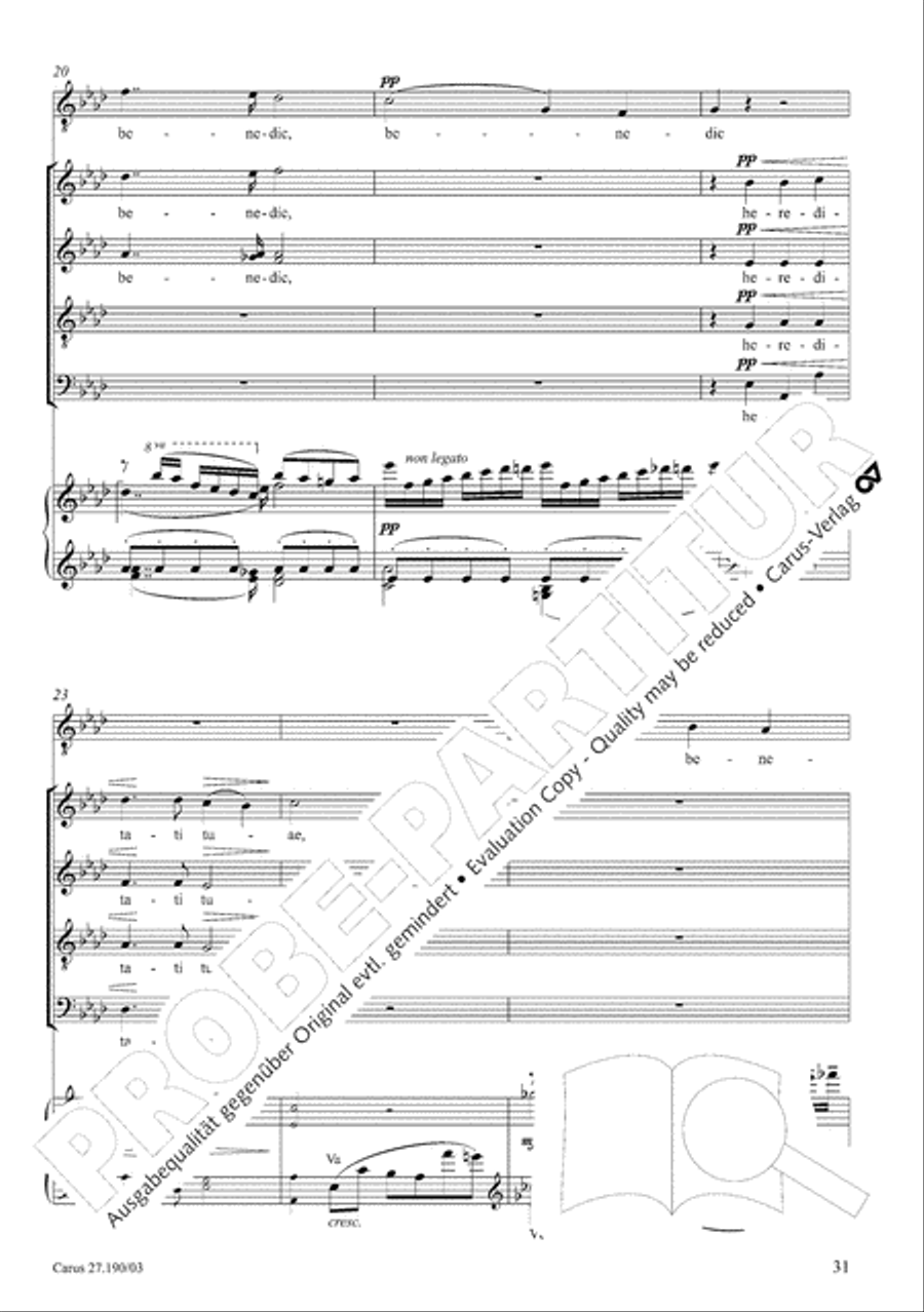 Te Deum 4-Part scores gallery preview page 32
