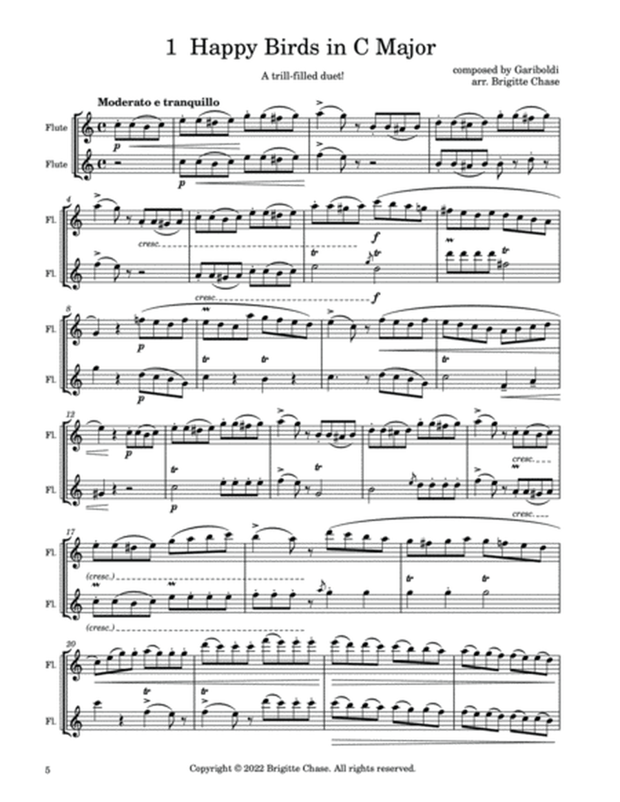 10 Classic Flute Etudes (beautified as duets) Book 1 image number null