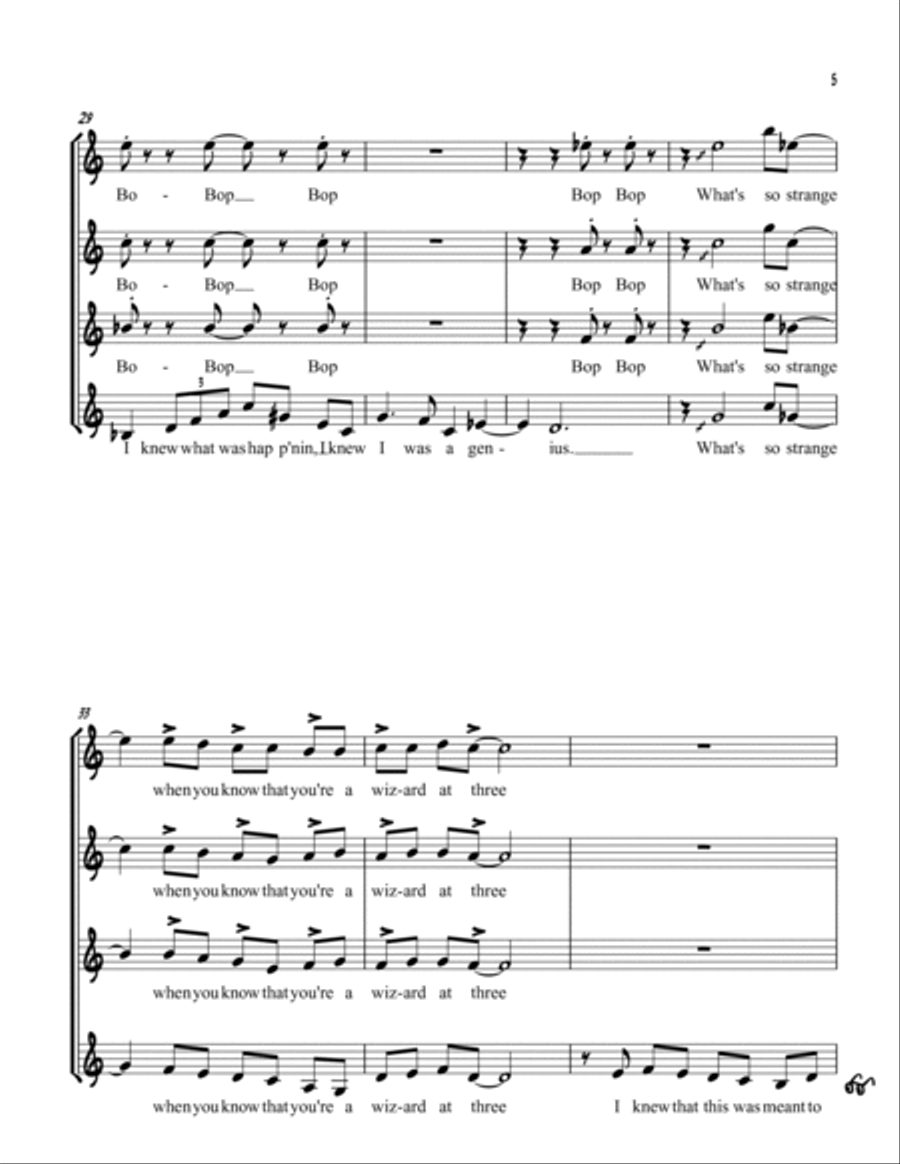 Twisted (lyric Version) SSAA scores gallery preview page 5