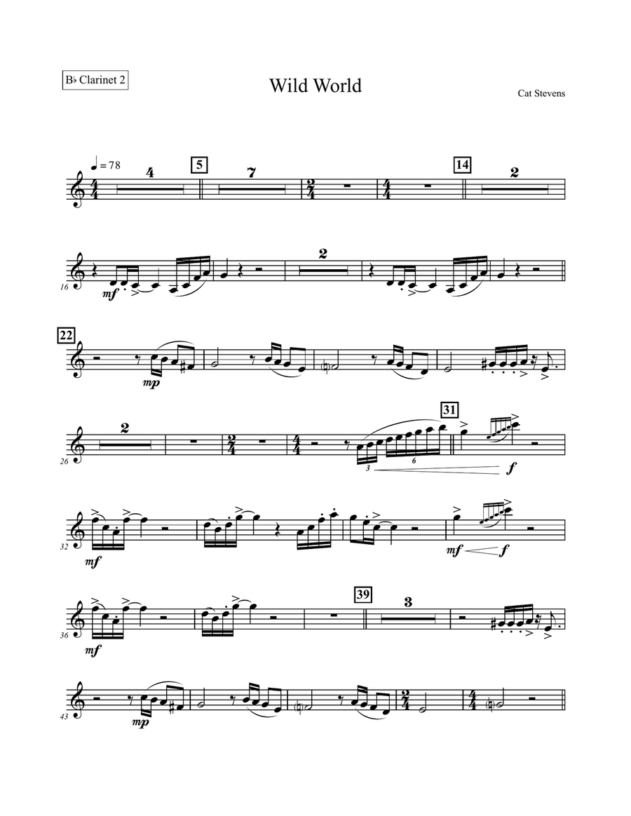 Wild World String Quartet scores gallery preview page 6