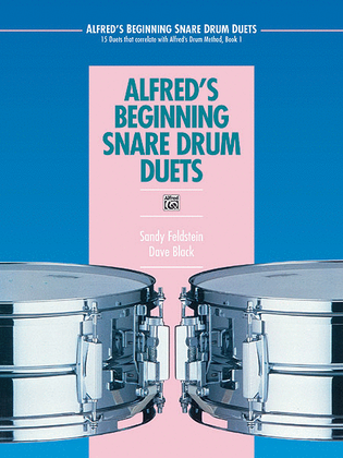 Book cover for Alfred's Beginning Snare Drum Duets