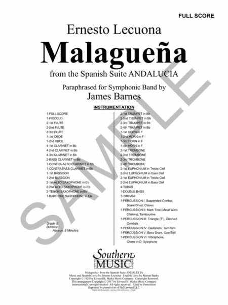 Malaguena image number null