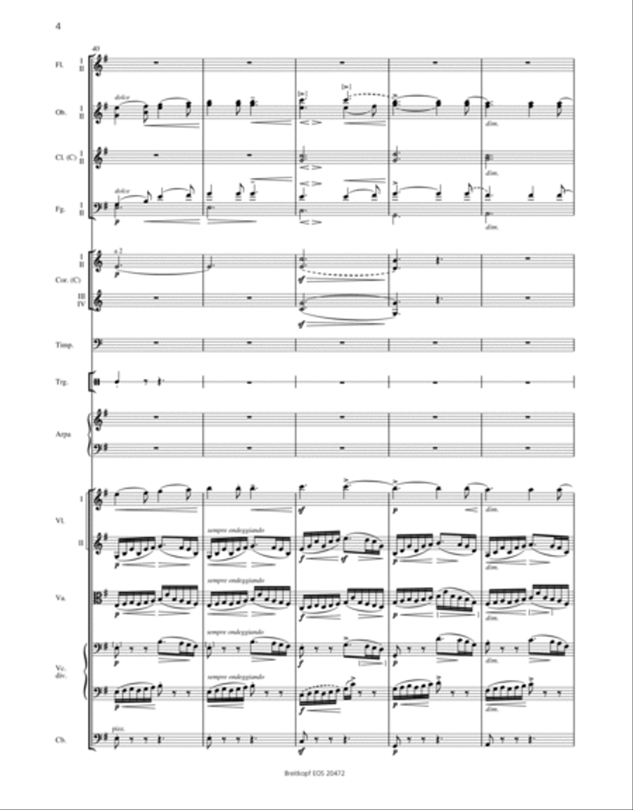 Vltava (The Moldau) Vltava (The Moldau) Orchestra scores gallery preview page 5