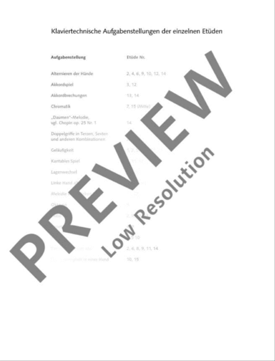 15 Virtuoso Studies Piano Method scores gallery preview page 4