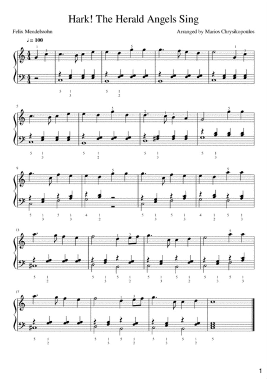 Easy Piano Christmas Songs Easy Piano scores gallery preview page 2
