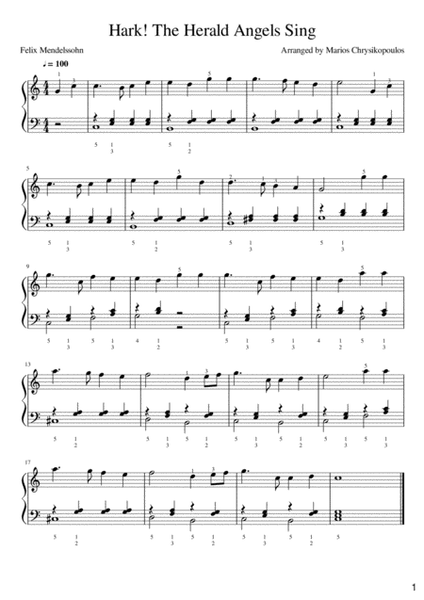 Easy Piano Christmas Songs image number null