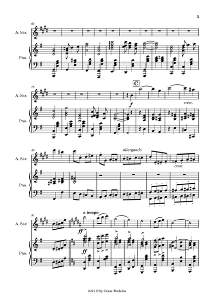 Pomp and Circumstance No.1 - Alto Sax and Piano (Full Score and Parts) image number null