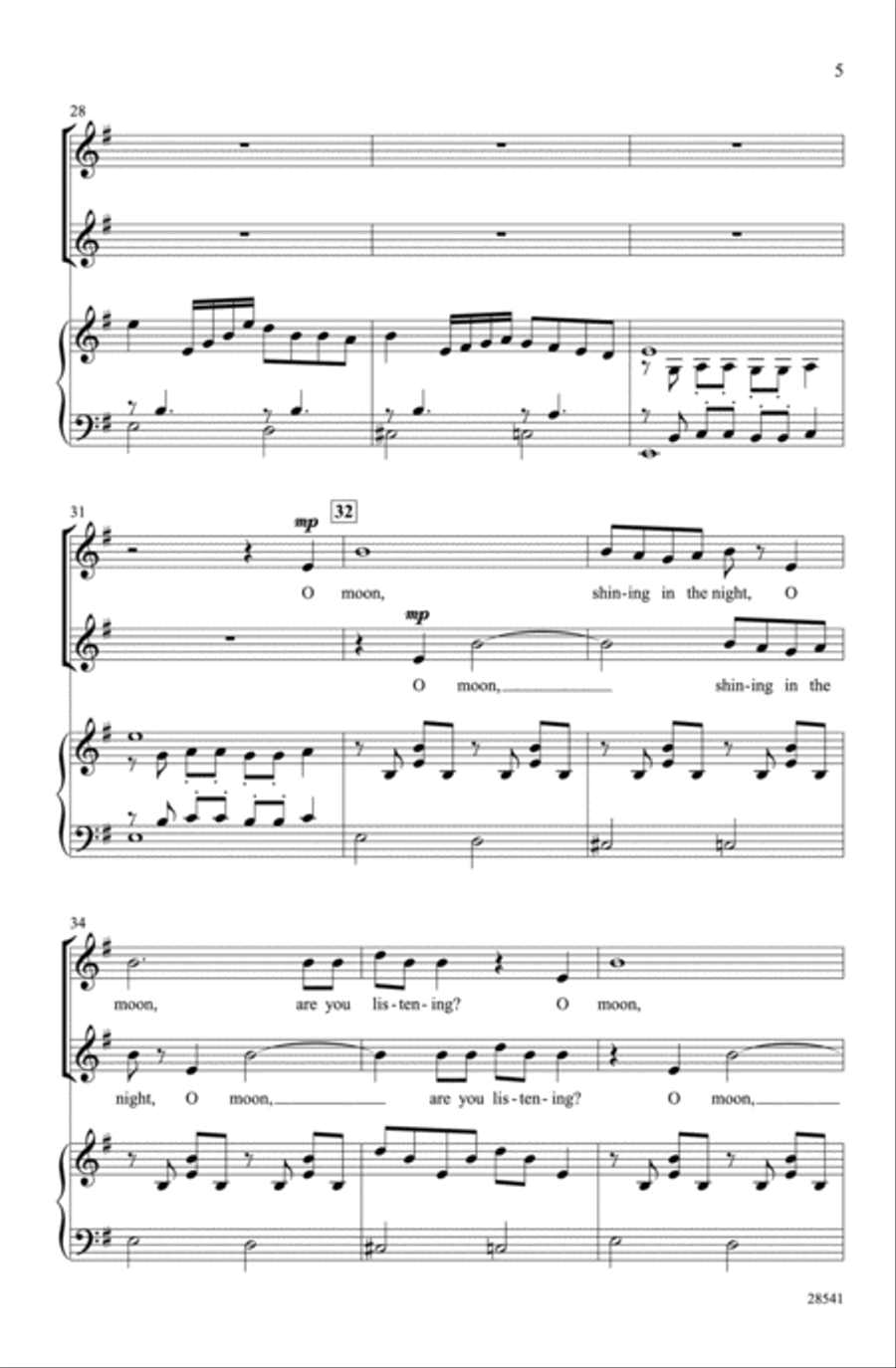 The Moon 2-Part scores gallery preview page 4