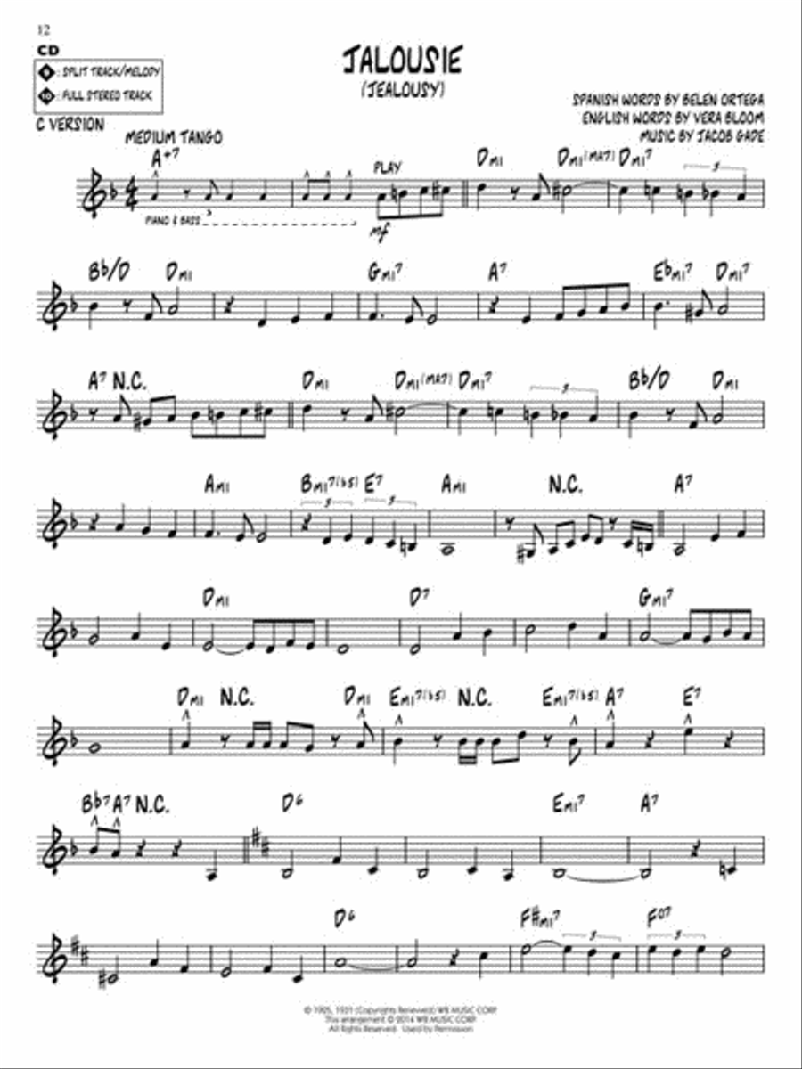 Tango C Instrument scores gallery preview page 5