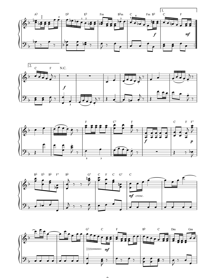 A Musical Joke (BBC Horse Of The Year Show) Piano Solo scores gallery preview page 2
