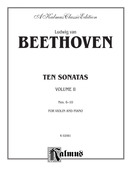 Ten Violin Sonatas, Volume 2