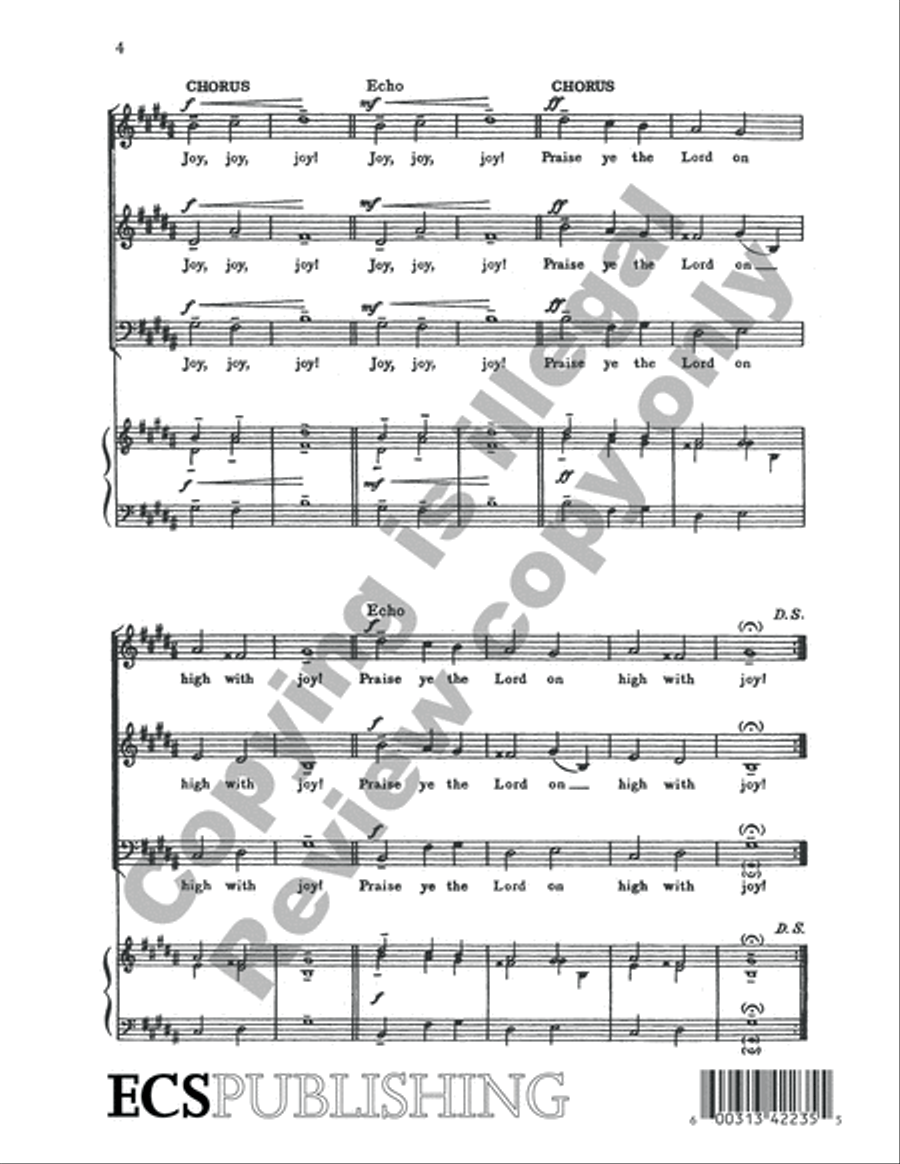 While By Our Sleeping Flocks We Lay 3-Part scores gallery preview page 4