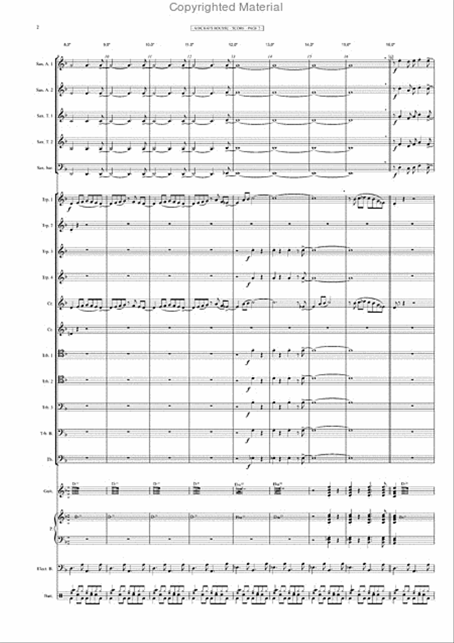 Adichats boussu Jazz Ensemble scores gallery preview page 3