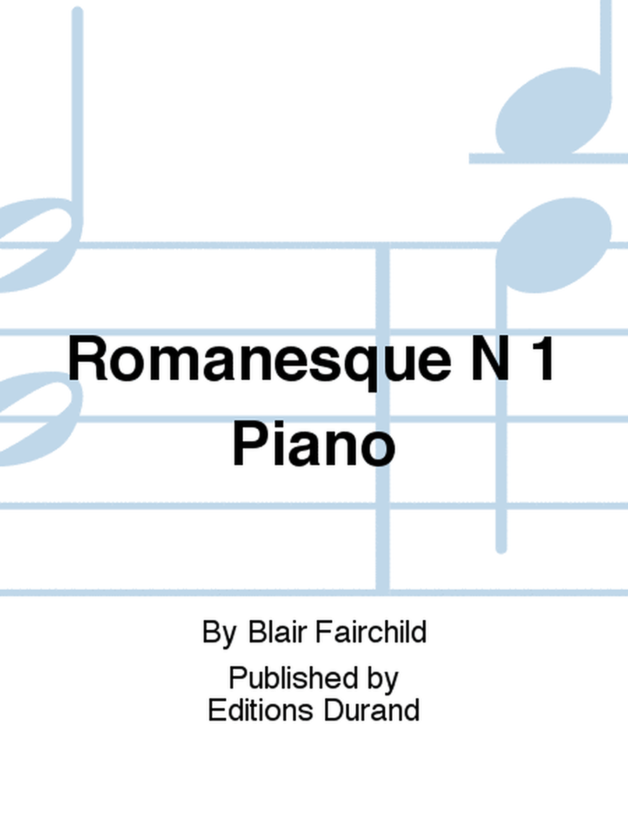 Romanesque N 1 Piano