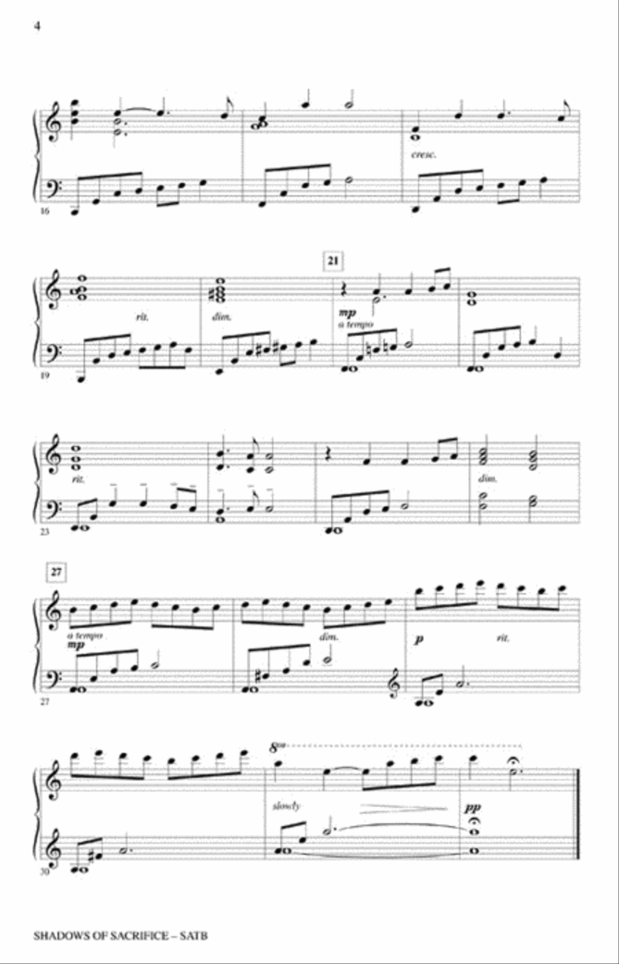 Shadows of Sacrifice Shadows of Sacrifice 4-Part scores gallery preview page 3
