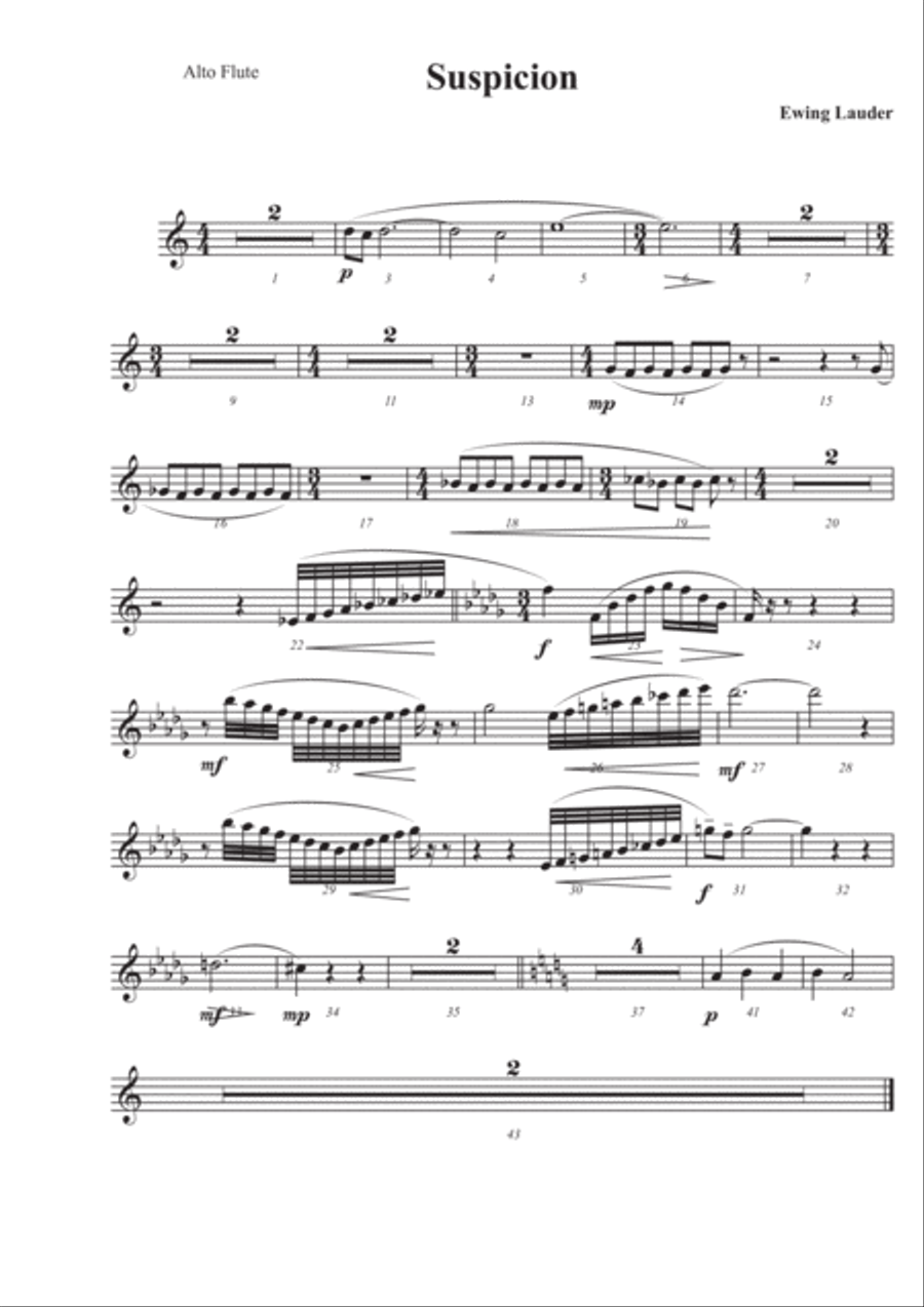 Suspicion Chamber Orchestra scores gallery preview page 6