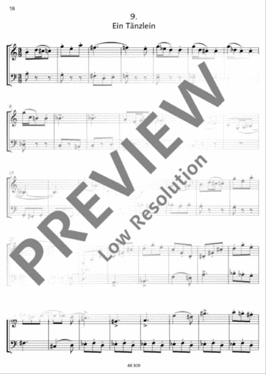 Musikalisches Blumengärtlein und Leyptziger Allerley Clarinet scores gallery preview page 19