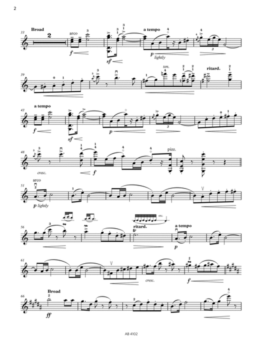 Mazurka No. 2 (Grade 8, C3, from the ABRSM Violin Syllabus from 2024)
