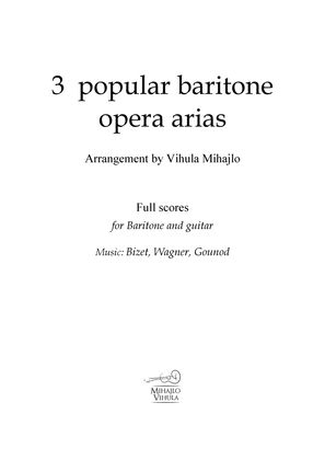 3 popular baritone arias