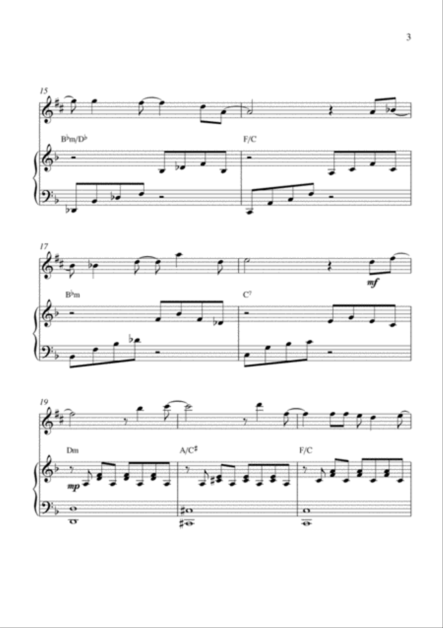 If Alto Saxophone scores gallery preview page 3