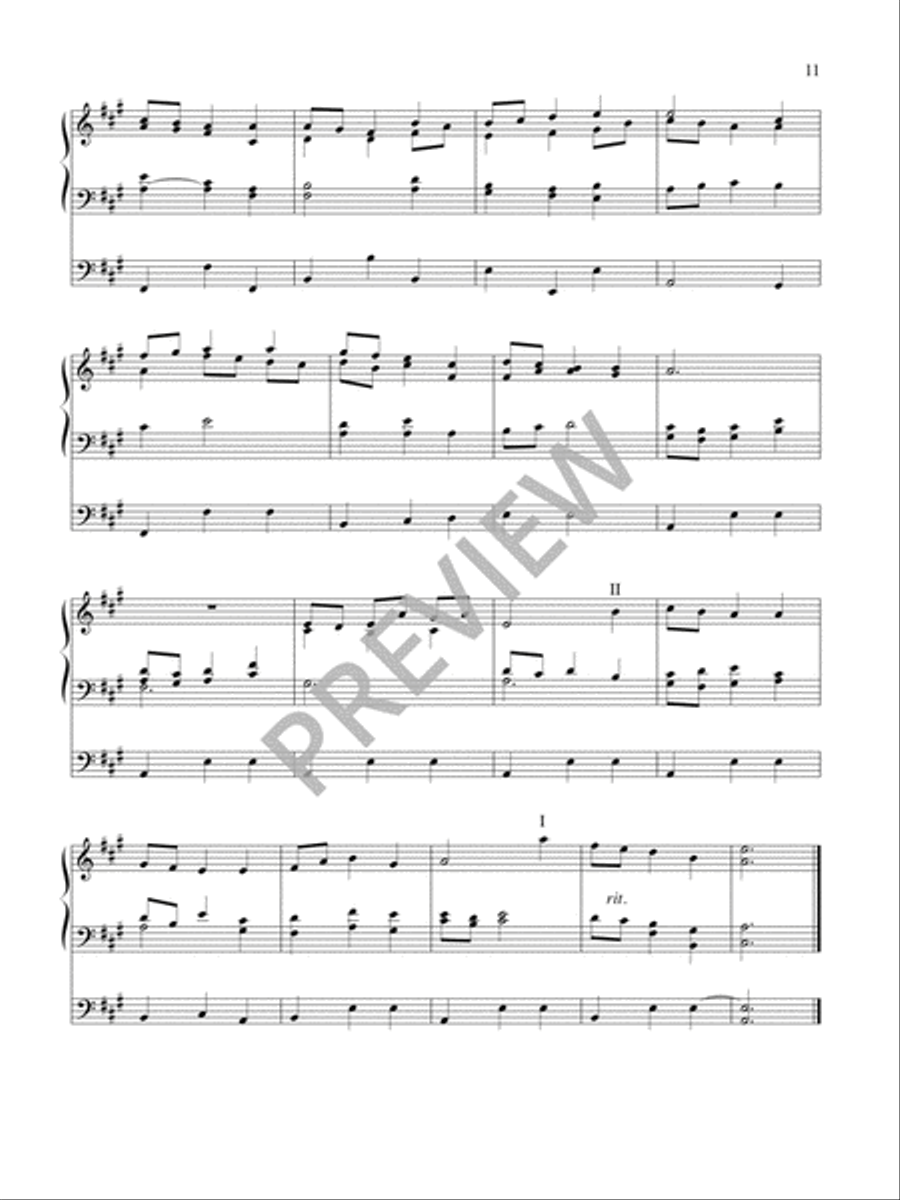 Six Organ Preludes on Hymntunes by Marty Haugen, Jeremy Young, and Skinner Chavez-Melo Organ scores gallery preview page 13