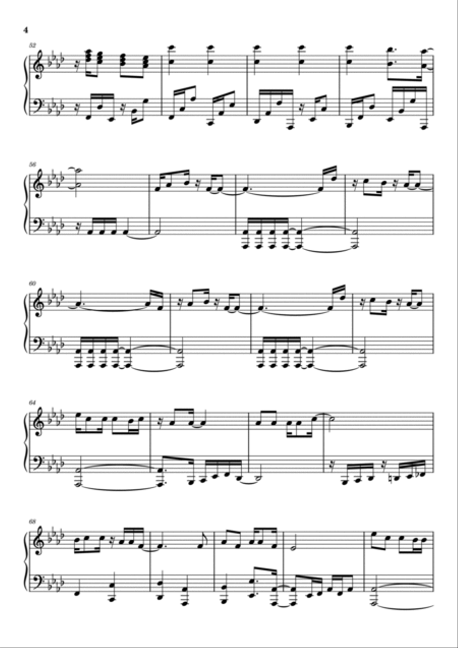 I Want You Back Piano Solo scores gallery preview page 4