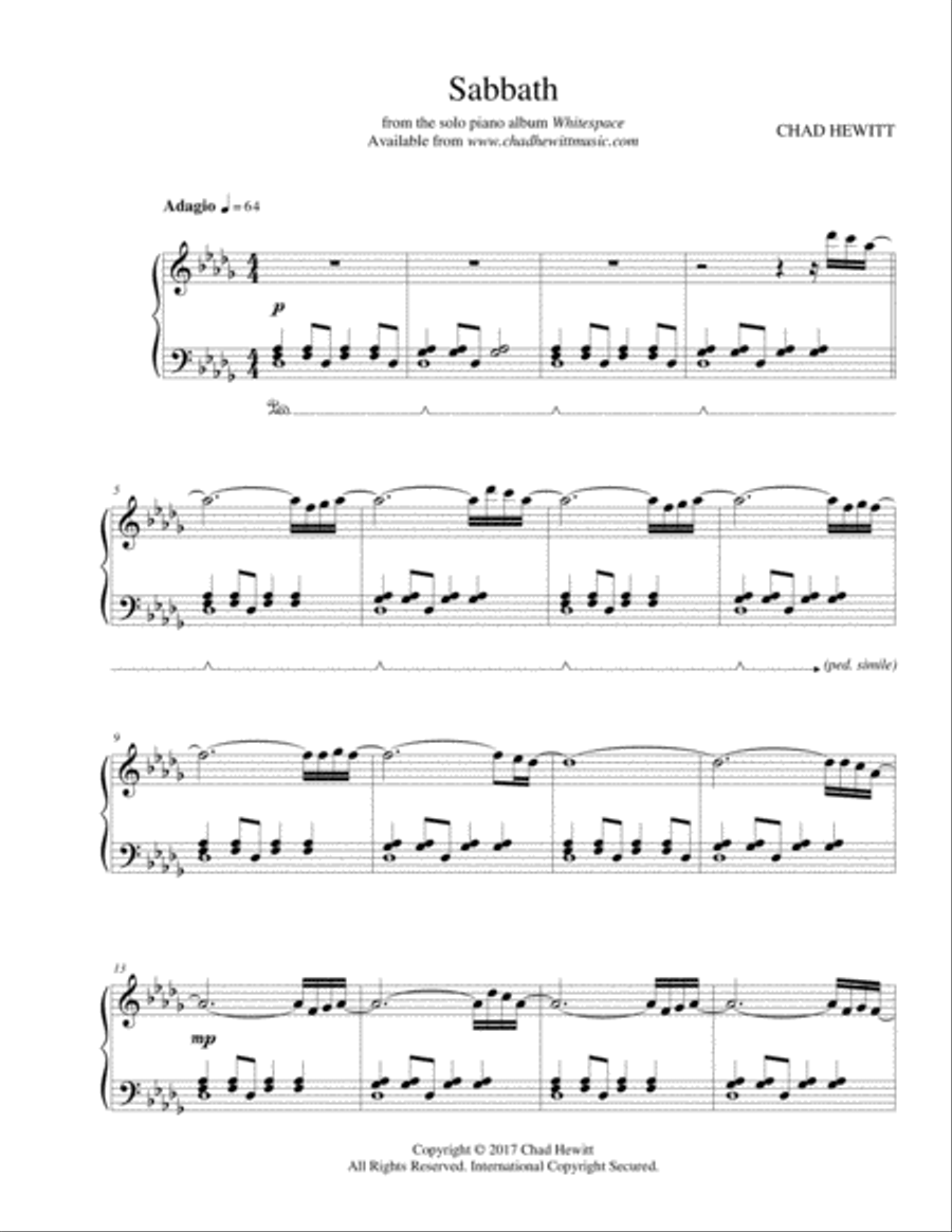 Sabbath Piano Method scores gallery preview page 1