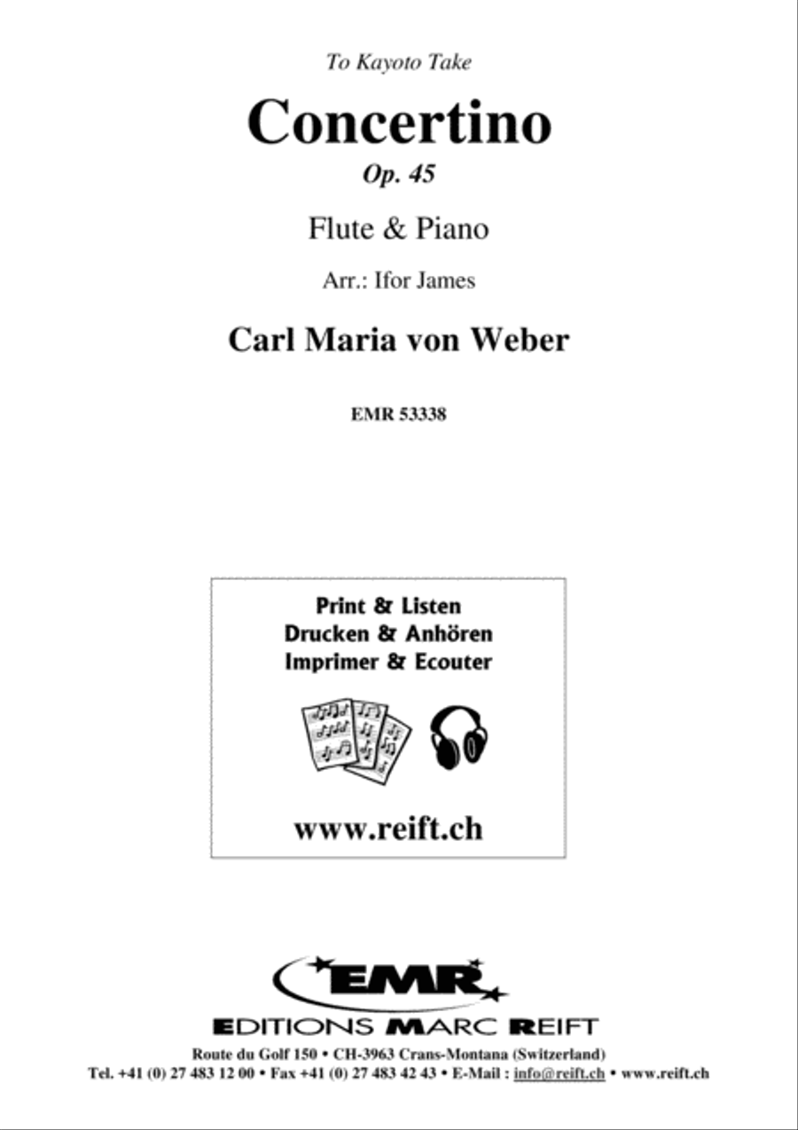 Concertino Flute Solo scores gallery preview page 2
