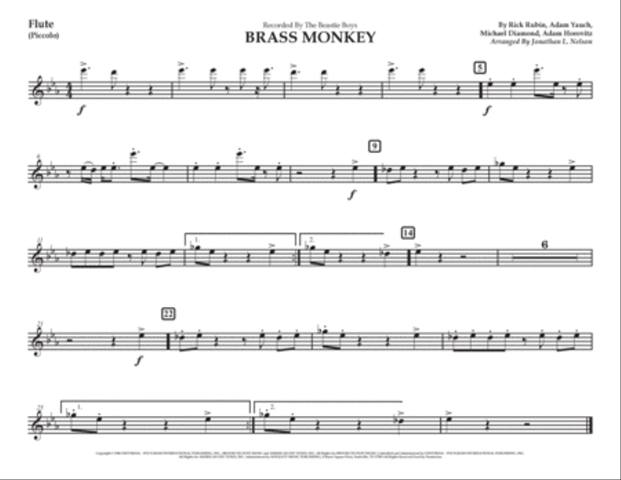 Brass Monkey Brass Monkey Marching Band scores gallery preview page 5