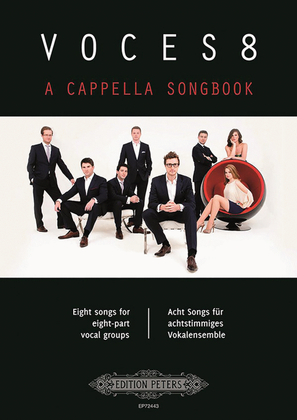 Book cover for VOCES8 A Cappella Songbook -- 8 Songs for 8-part Vocal Groups